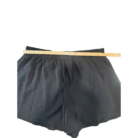 Shein Curve Black Elastic Waist Womens Shorts OXL 100% Polyester - Picture 5 of 8